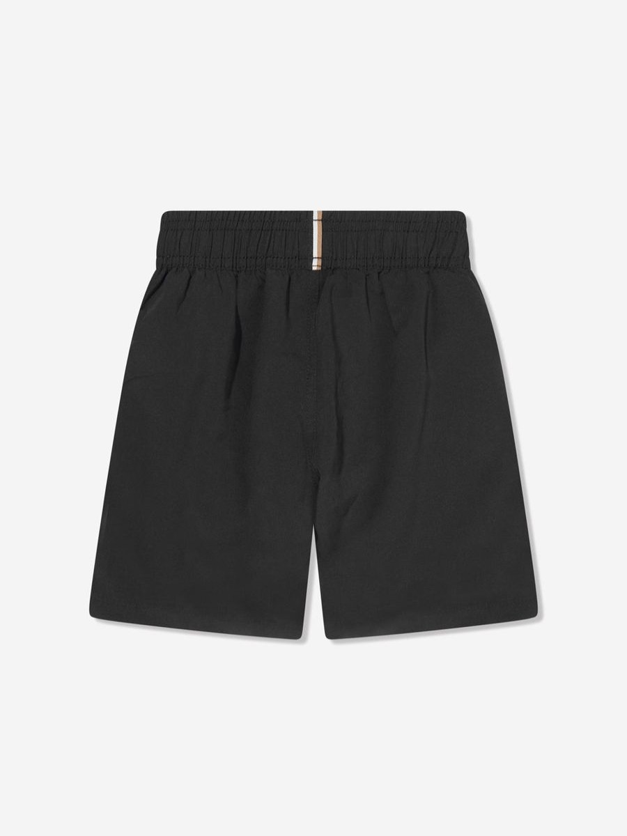 Teen BOSS Swimwear | Boys Logo Swim Shorts In Black