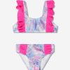 Teen Billieblush Swimwear | Girls Frilly Bikini In Multicolour