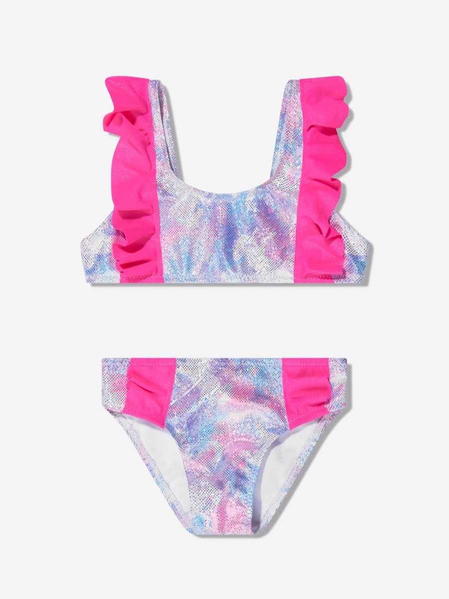 Teen Billieblush Swimwear | Girls Frilly Bikini In Multicolour