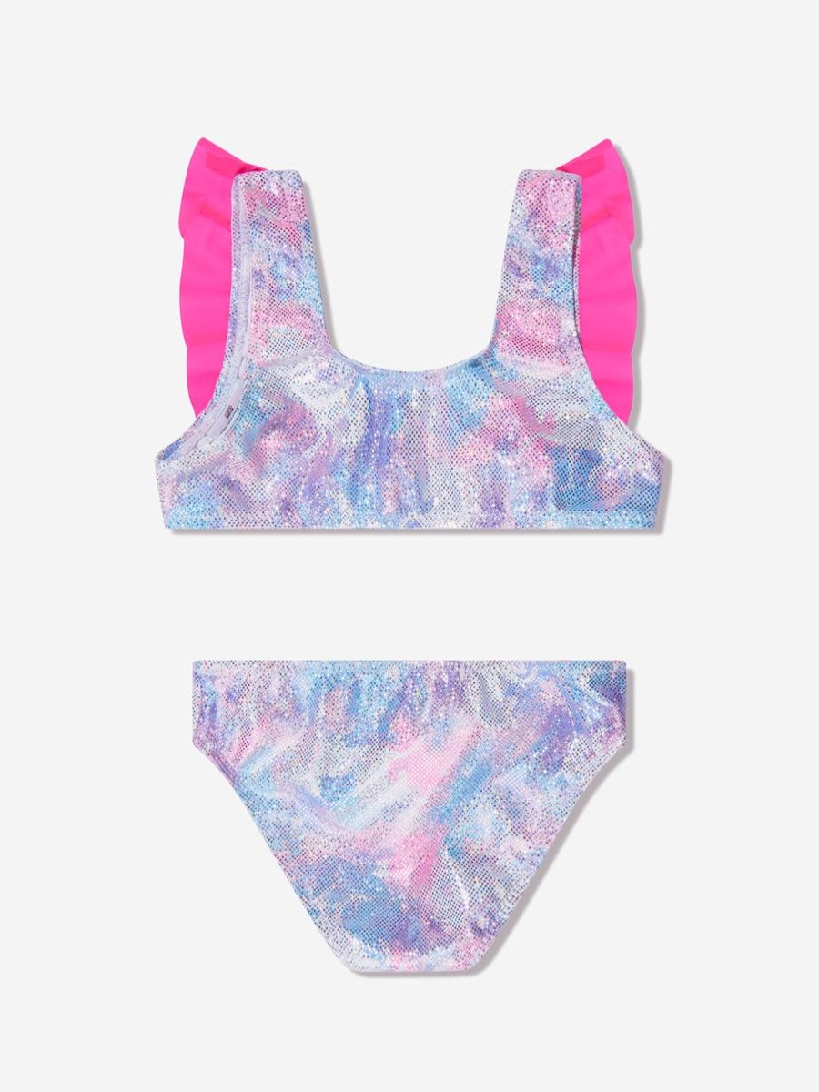 Teen Billieblush Swimwear | Girls Frilly Bikini In Multicolour