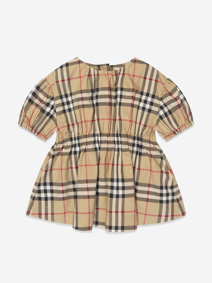 Baby Burberry Kids Dresses | Baby Girls Shelley Dress In Archive Beige Check