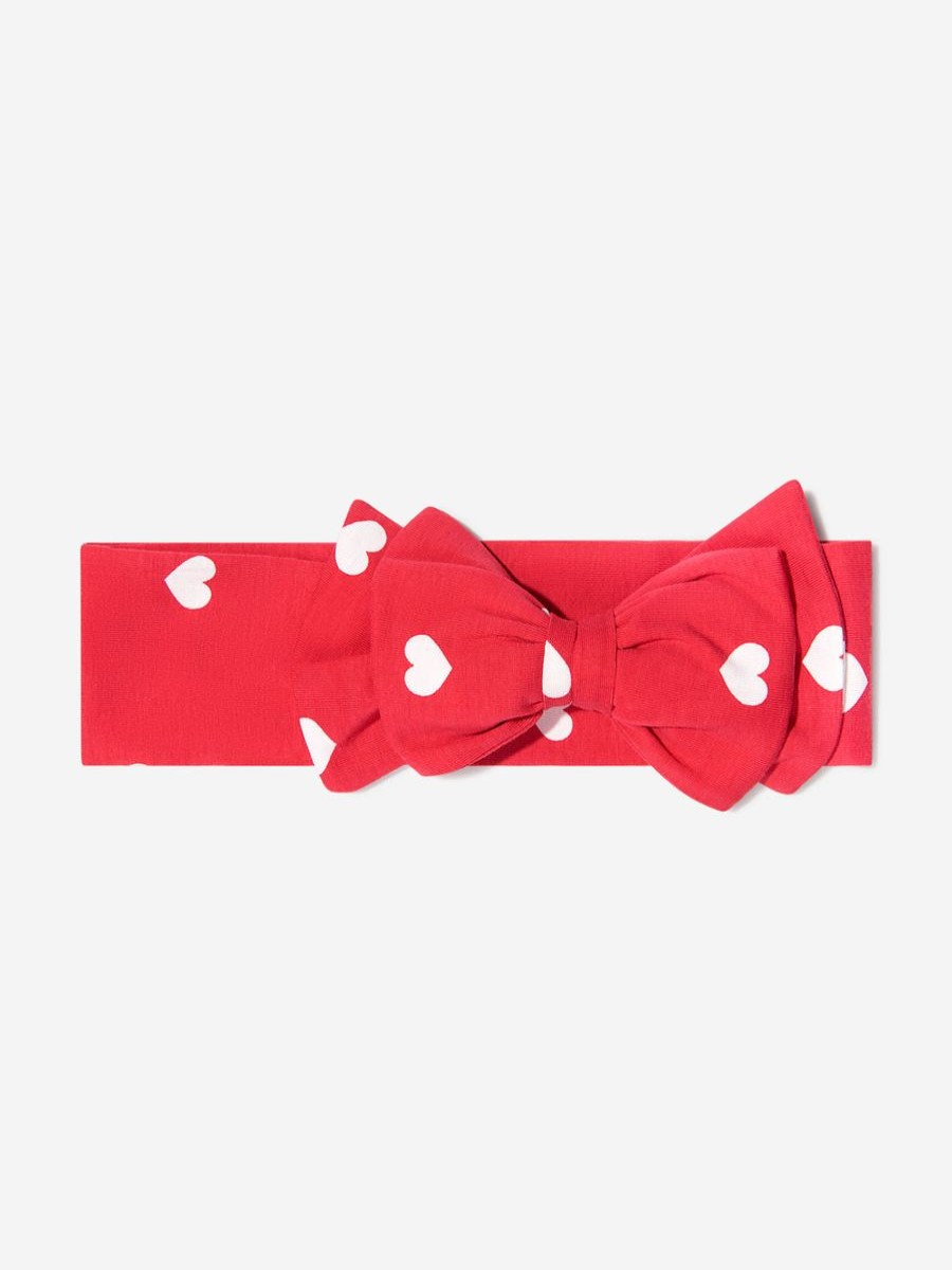 Teen Monnalisa Accessories | Girls Cotton Heart Print Headband