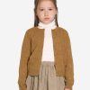 Girls Bonpoint Jumpers & Cardigans | Girls Thindra Cashmere Cardigan In Brown