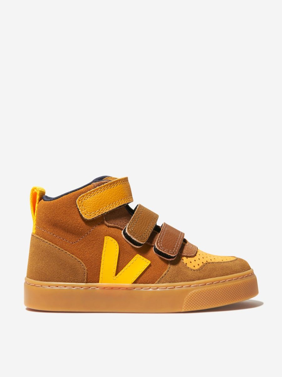 Teen Veja Footwear | Veja - Kids Suede V-10 Mid Trainers | Childsplay Clothing