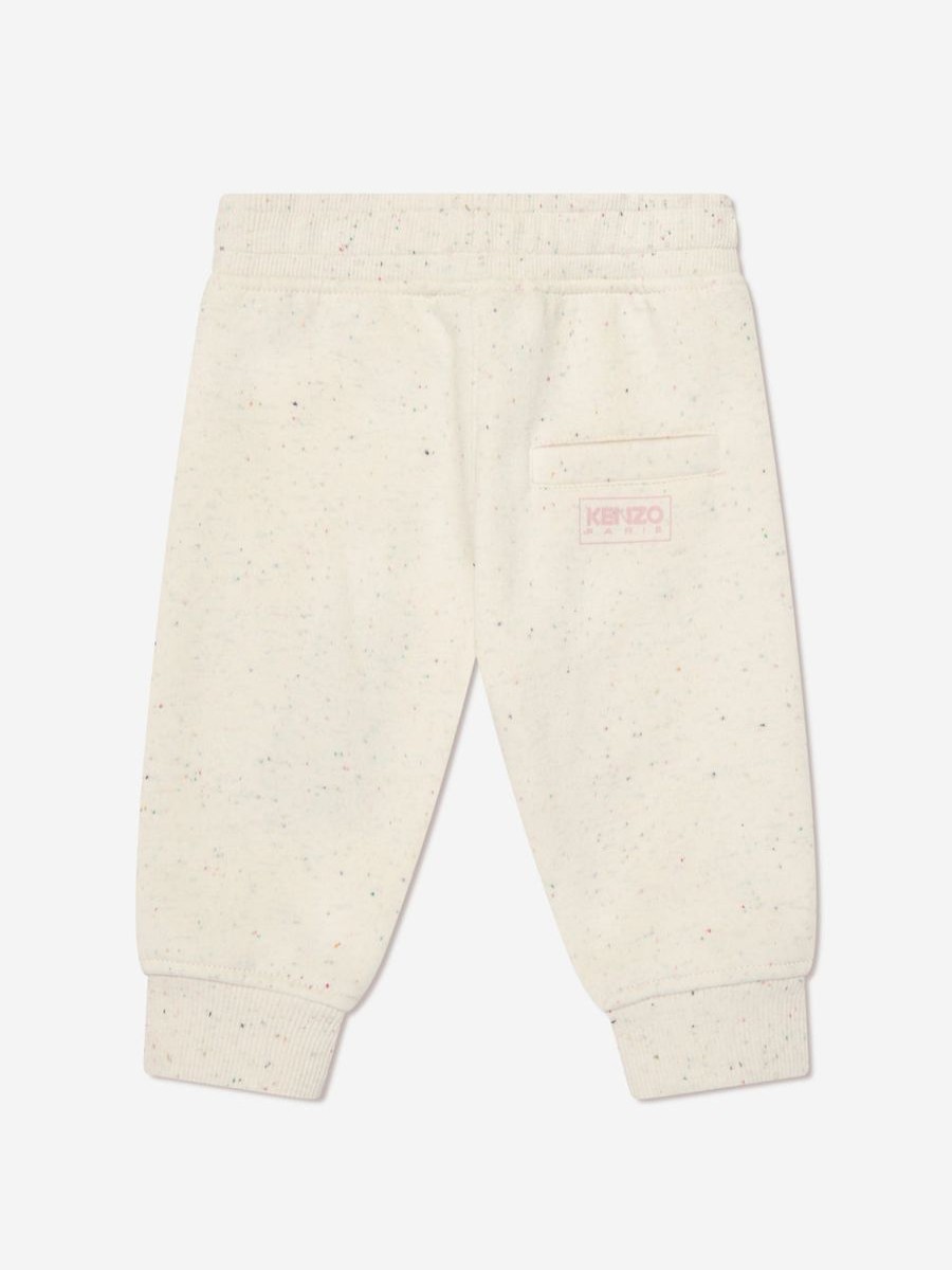 Baby KENZO KIDS Sweatpants | Baby Girls Logo Joggers In Beige