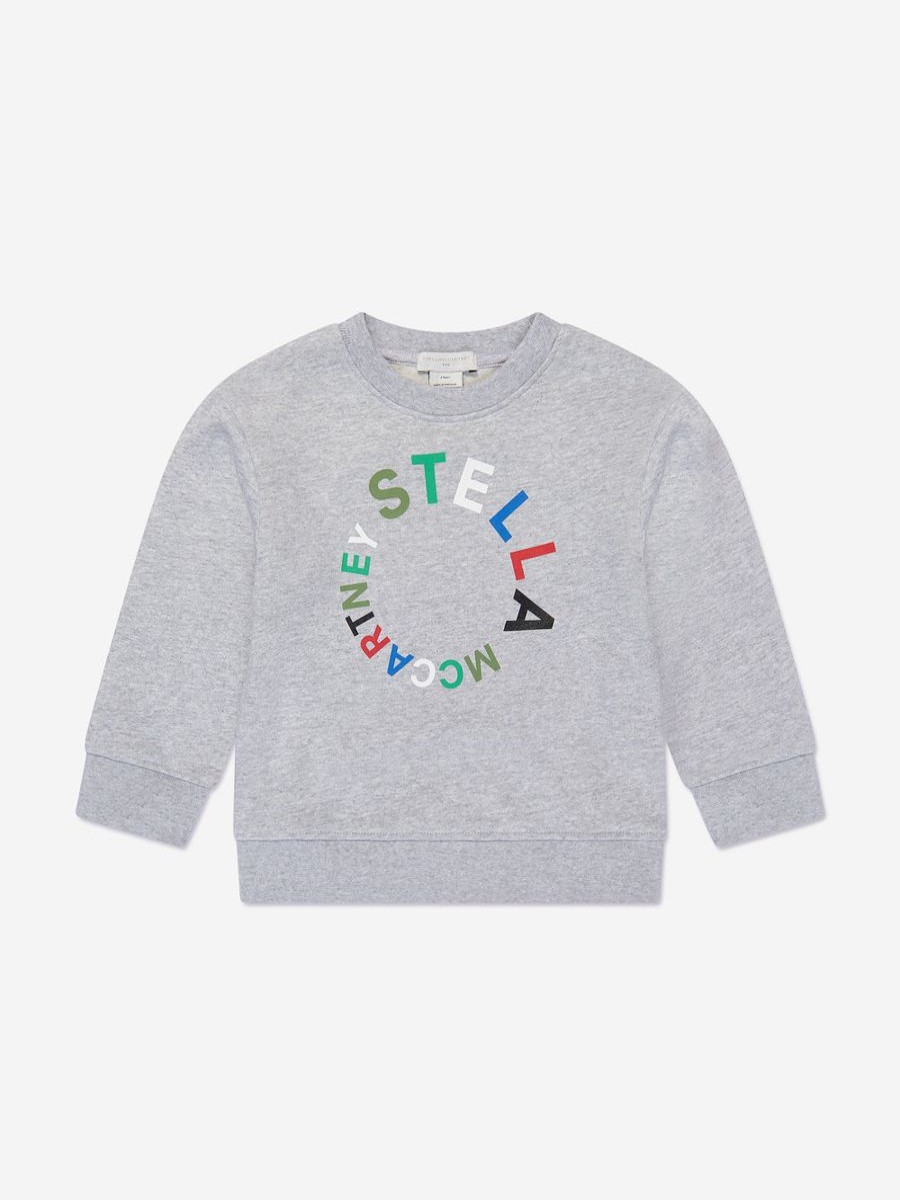 Teen Stella McCartney Kids Sweatshirts & Hoodies | Kids Logo Sweatshirt In Grey