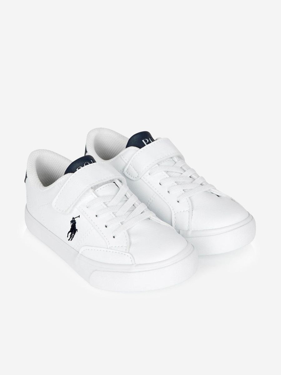 Girls Ralph Lauren Kids Sneakers | Ralph Lauren Kids - Kids Theron Iv Ps Trainers | Childsplay Clothing