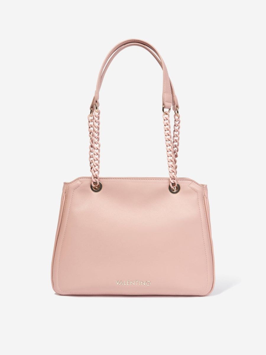 Girls Valentino Bags & Backpacks | Girls Stoccolma Shopping Bag In Pink (W:30Cm)