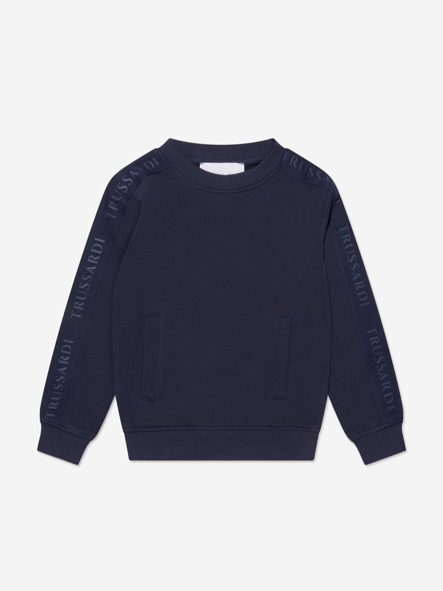 Teen Trussardi Sweatshirts & Hoodies | Boys Sibbain Sweatshirt In Navy