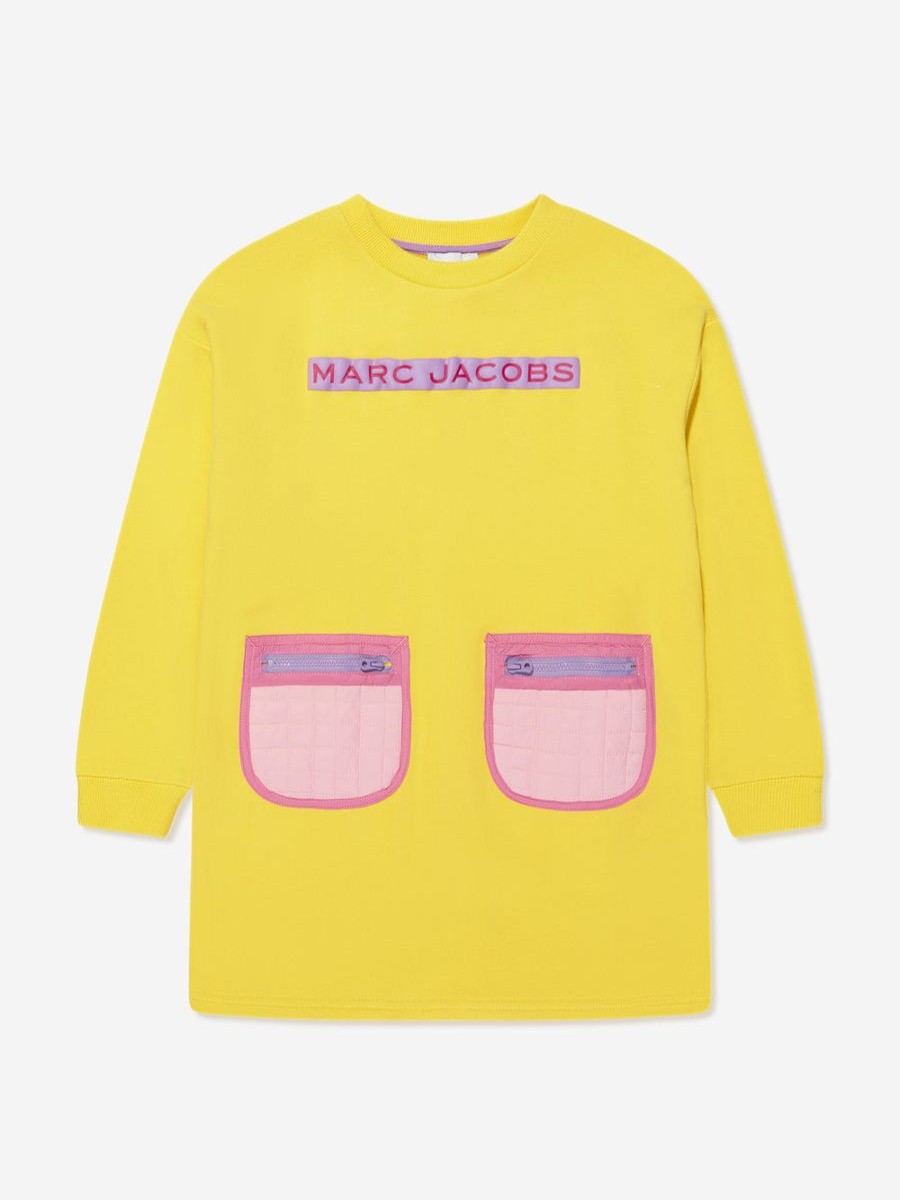 Teen MARC JACOBS Shorts | Girls Pocket Sweater Dress In Yellow