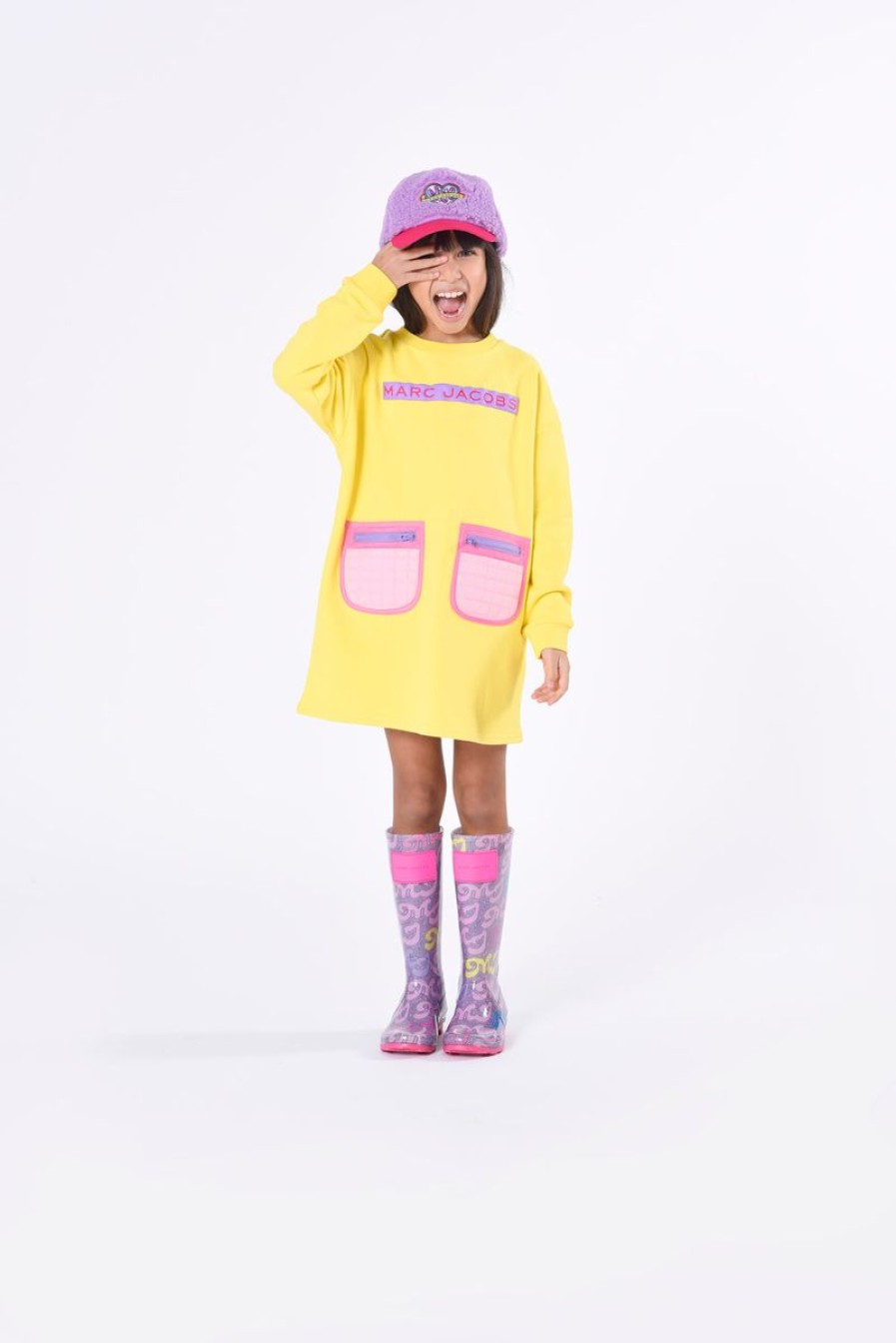 Teen MARC JACOBS Shorts | Girls Pocket Sweater Dress In Yellow