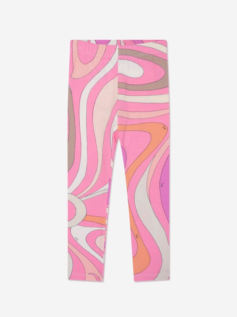 Girls Emilio Pucci Leggings | Girls Marmo Leggings In Pink