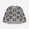 Baby The Bonnie Mob Jumpers & Cardigans | Kids Bear Cashmere Knit Cardigan In Grey