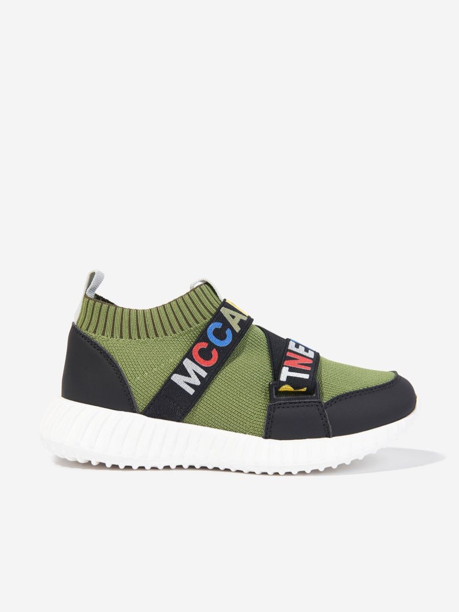 Girls Stella McCartney Kids Sneakers | Kids Sock Trainers In Green