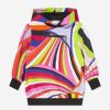 Teen Emilio Pucci Sweatshirts & Hoodies | Girls Hooded Sweater Dress In Multicolour