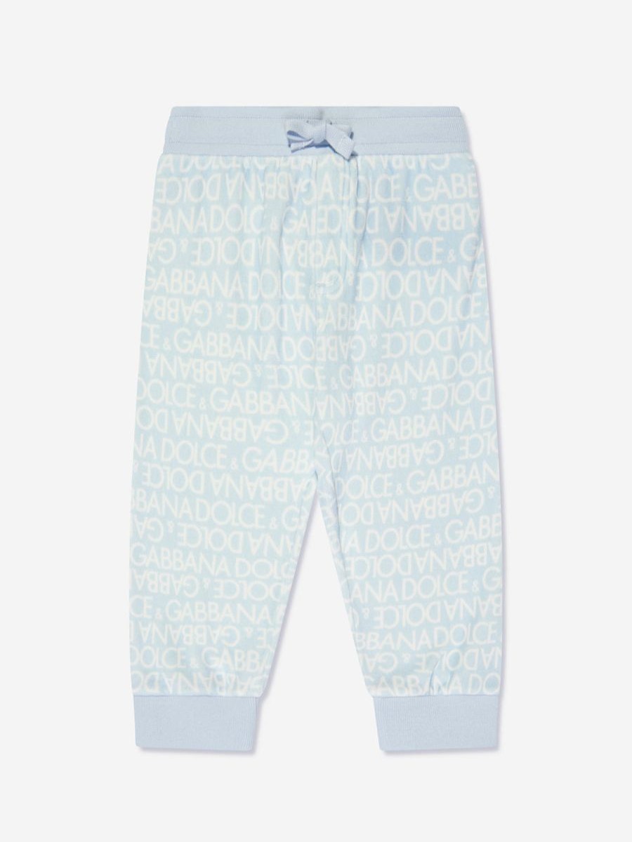 Baby Dolce & Gabbana Kids Sweatpants | Baby Boys Logo Joggers In Blue