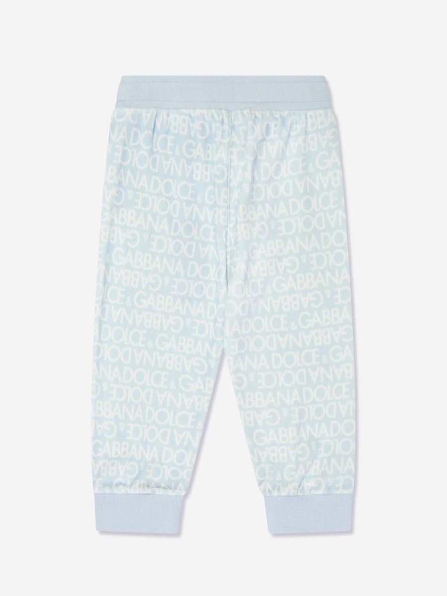 Baby Dolce & Gabbana Kids Sweatpants | Baby Boys Logo Joggers In Blue