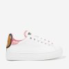 Girls Moschino Kids Sneakers | Girls Leather Teddy Bear Trainers In White