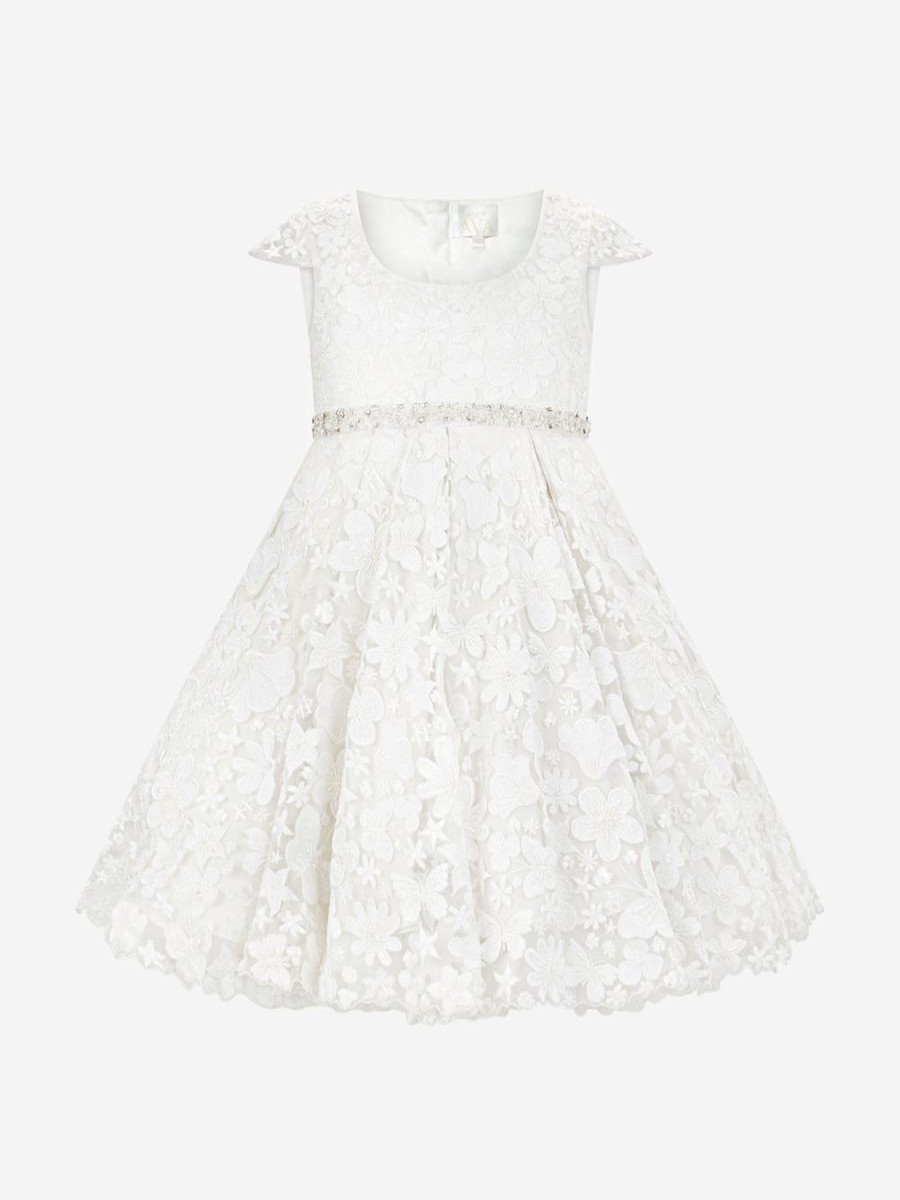 Teen Maison Ava Dresses | Girls Ariel Occasion Dress In Ivory