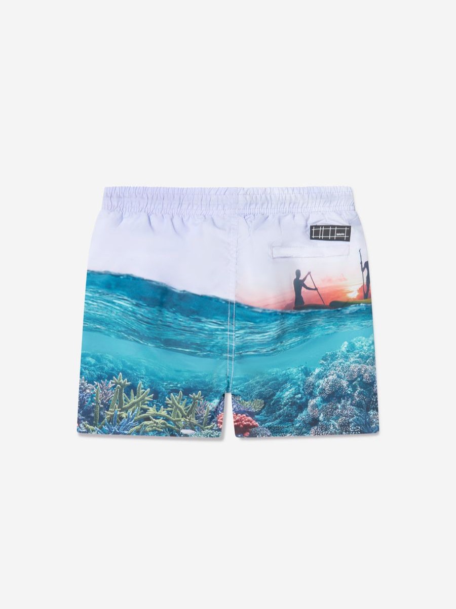 Teen Molo Swimwear | Boys Ocean Explore Niko Swim Shorts In Multicolour