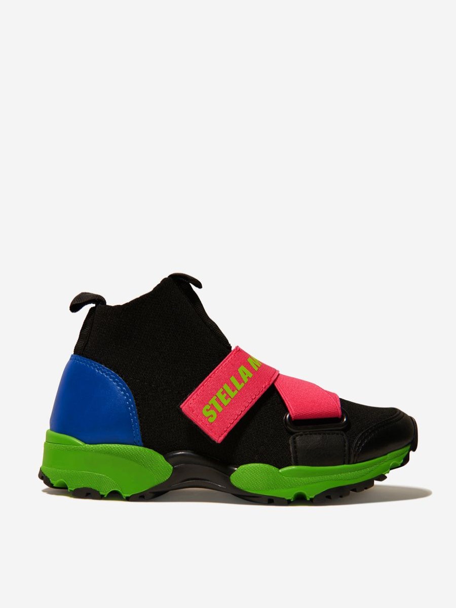 Teen Stella McCartney Kids Footwear | Stella Mccartney Kids - Girls Logo Strap Trainers | Childsplay Clothing