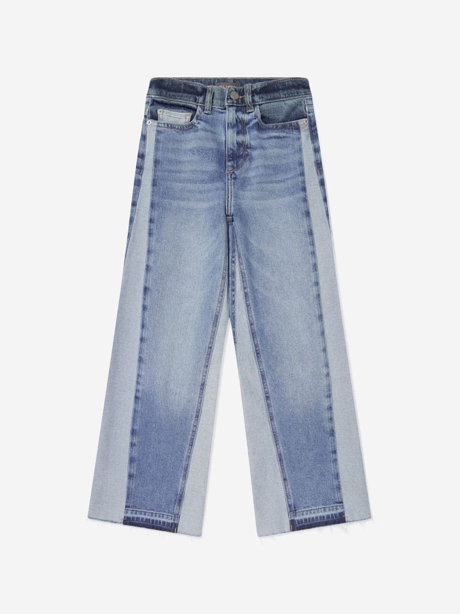 Girls DL1961 Jeans | Girls Lily Wide Leg Jeans In Blue