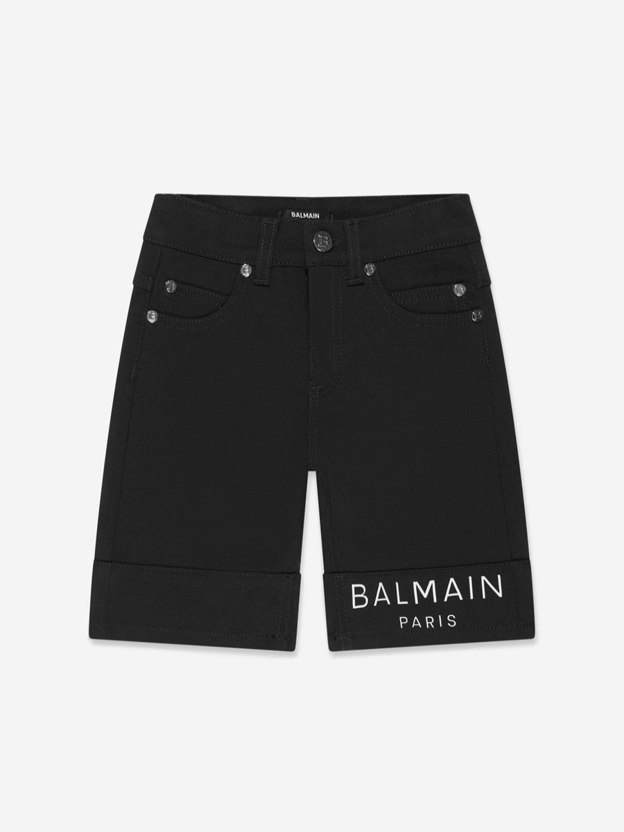 Teen Balmain Sweatshirts & Hoodies | Boys Logo Shorts In Black