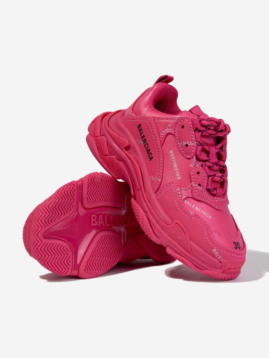 Girls Balenciaga Kids Sneakers | Girls Triple S Trainers