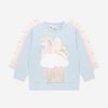 Girls Stella McCartney Kids Sweatshirts & Hoodies | Girls Unicorn Sweatshirt In Blue