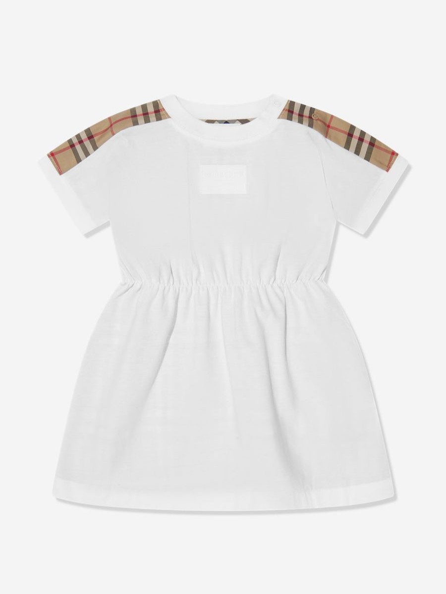 Baby Burberry Kids Dresses | Baby Girls Lenore Polo Dress In White