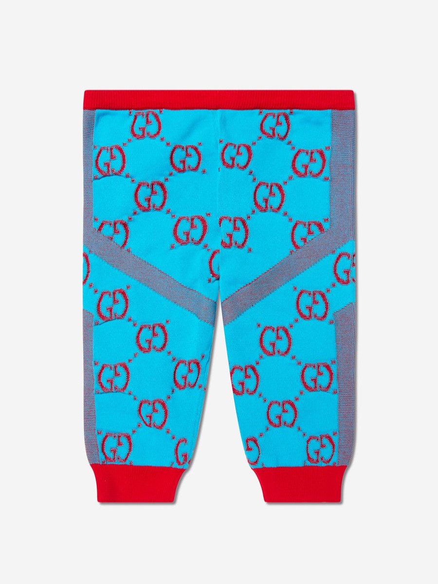 Girls Gucci Kids Leggings | Baby Girls Gg Logo Leggings In Blue