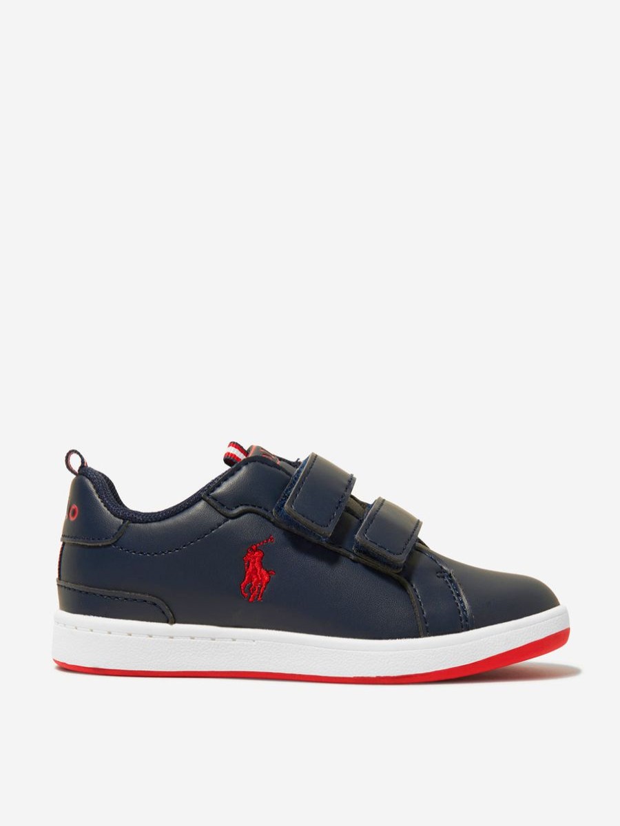 Teen Ralph Lauren Kids Footwear | Ralph Lauren Kids - Kids Heritage Court Ez Trainers | Childsplay Clothing