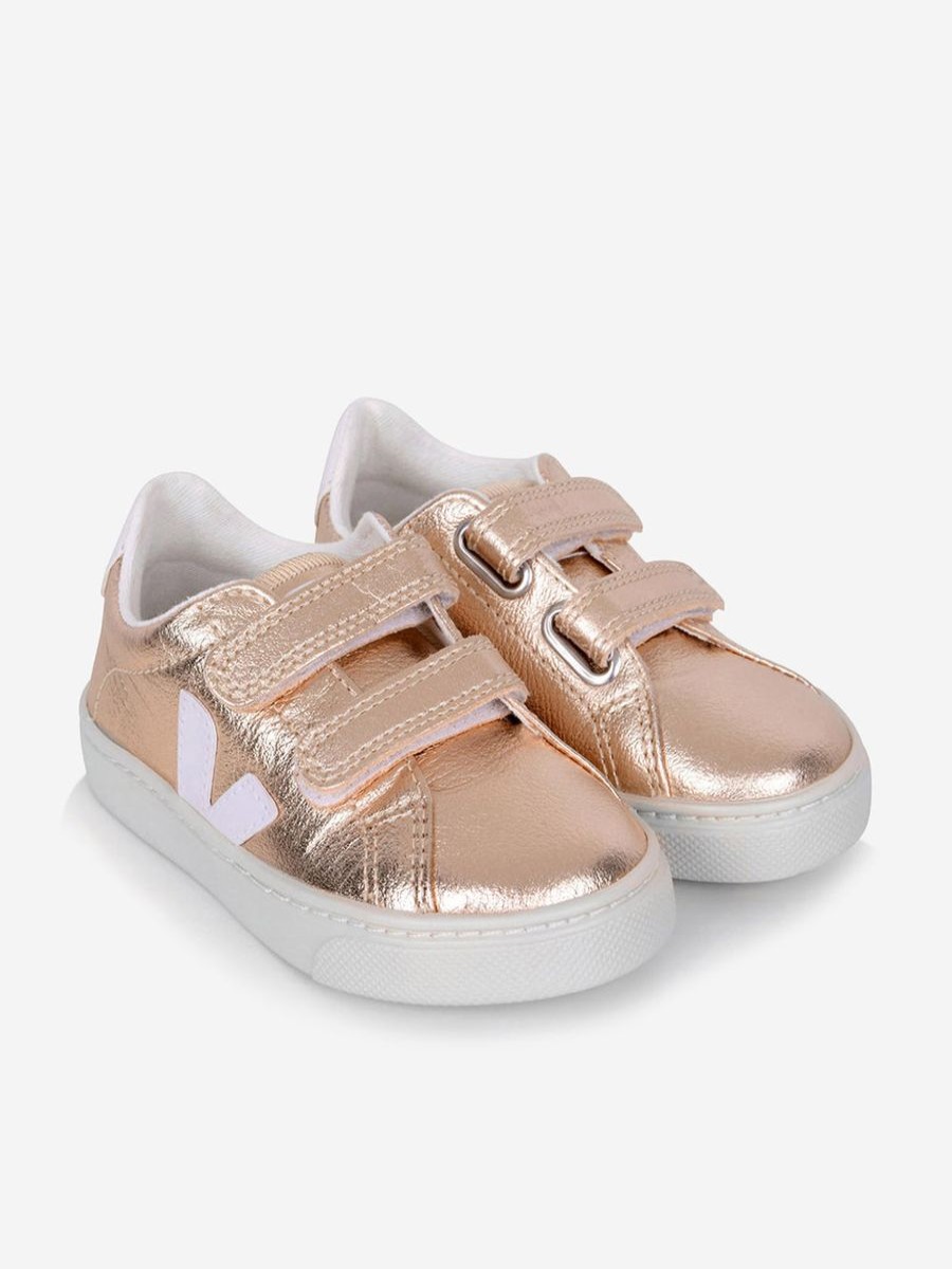 Girls Veja Sneakers | Girls Chromefree Leather Esplar Trainers