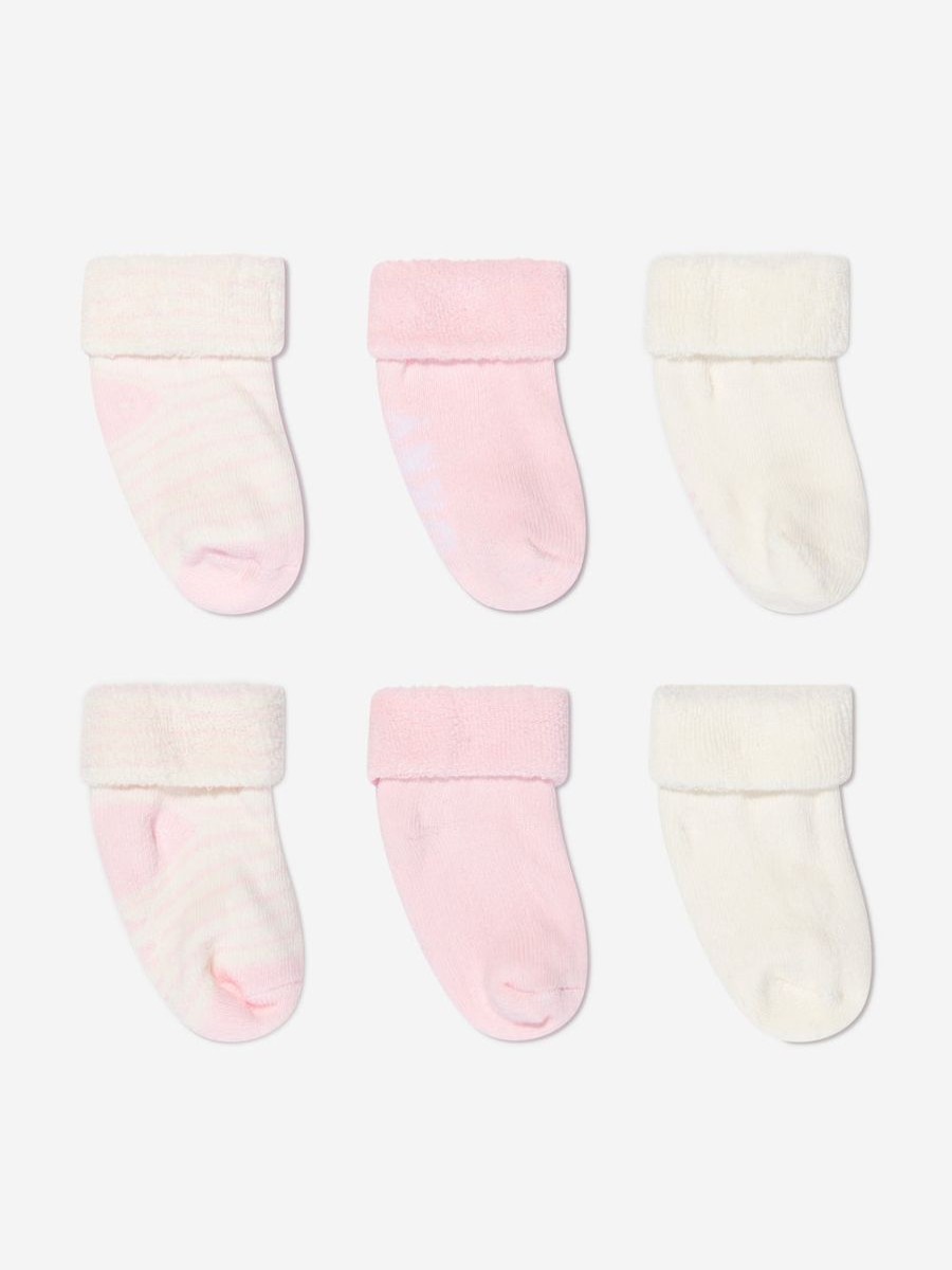 Girls DKNY Socks & Tights | Baby Girls Socks Set In Pink