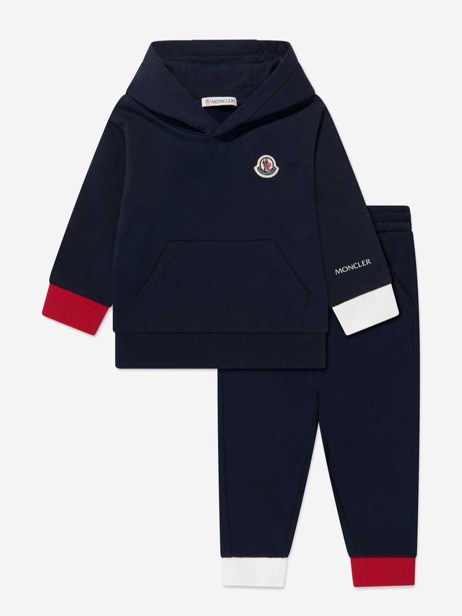 Baby Moncler Enfant Tracksuits | Baby Boys Logo Tracksuit In Navy