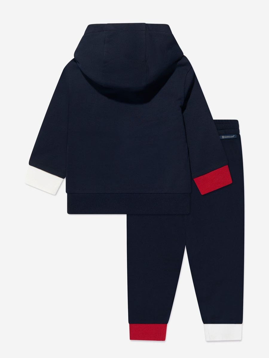 Baby Moncler Enfant Tracksuits | Baby Boys Logo Tracksuit In Navy