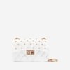 Girls Monnalisa Bags & Backpacks | Girls Studded Handbag In White