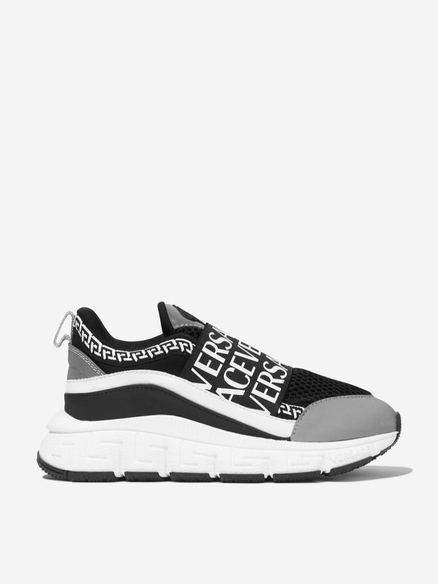 Teen Versace Footwear | Versace - Kids Logo Strap Trainers | Childsplay Clothing