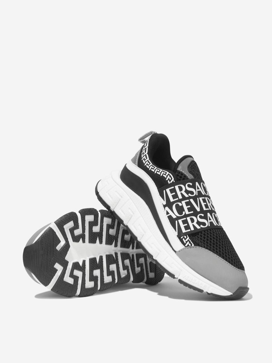 Teen Versace Footwear | Versace - Kids Logo Strap Trainers | Childsplay Clothing