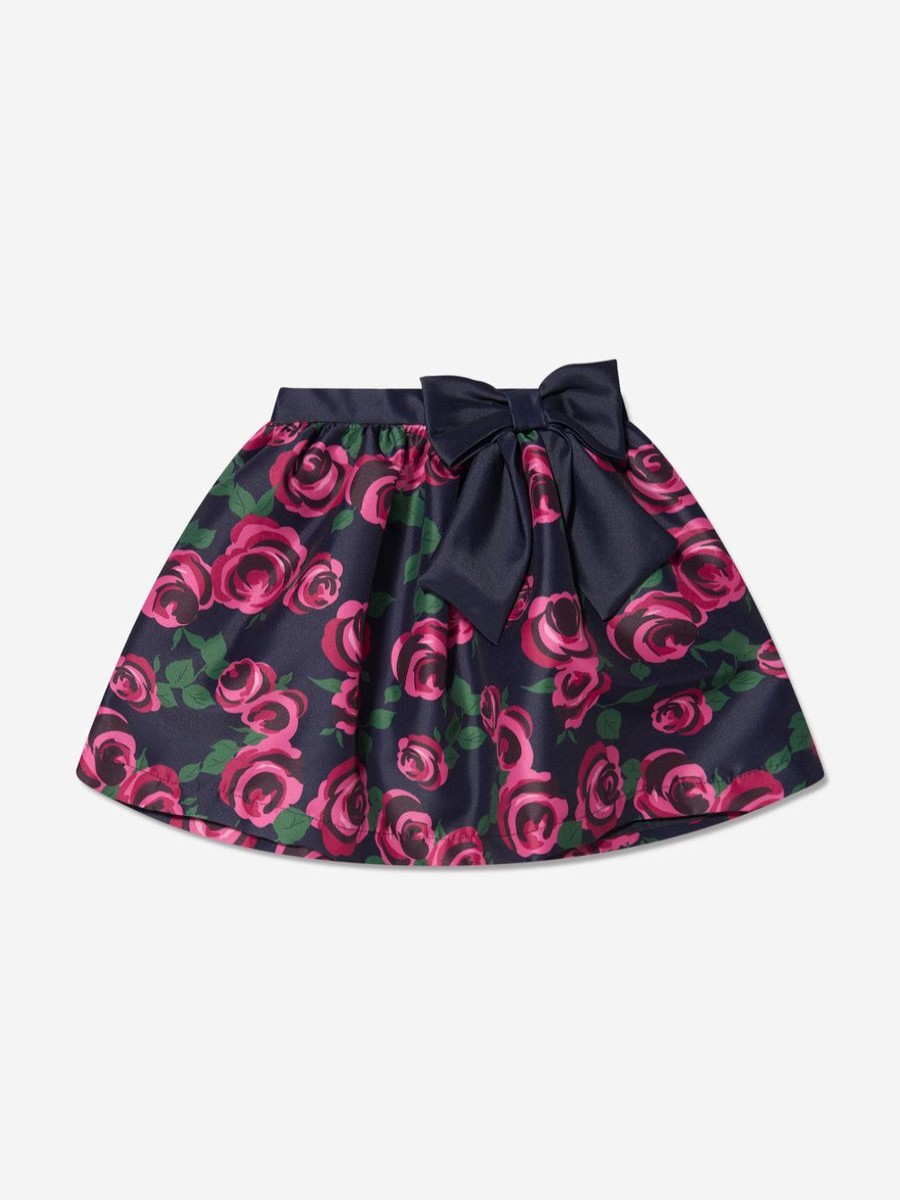 Girls Mama Luma Skirts | Mama Luma - Girls Rose Print Skirt | Childsplay Clothing