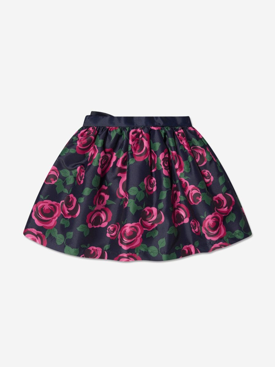 Girls Mama Luma Skirts | Mama Luma - Girls Rose Print Skirt | Childsplay Clothing