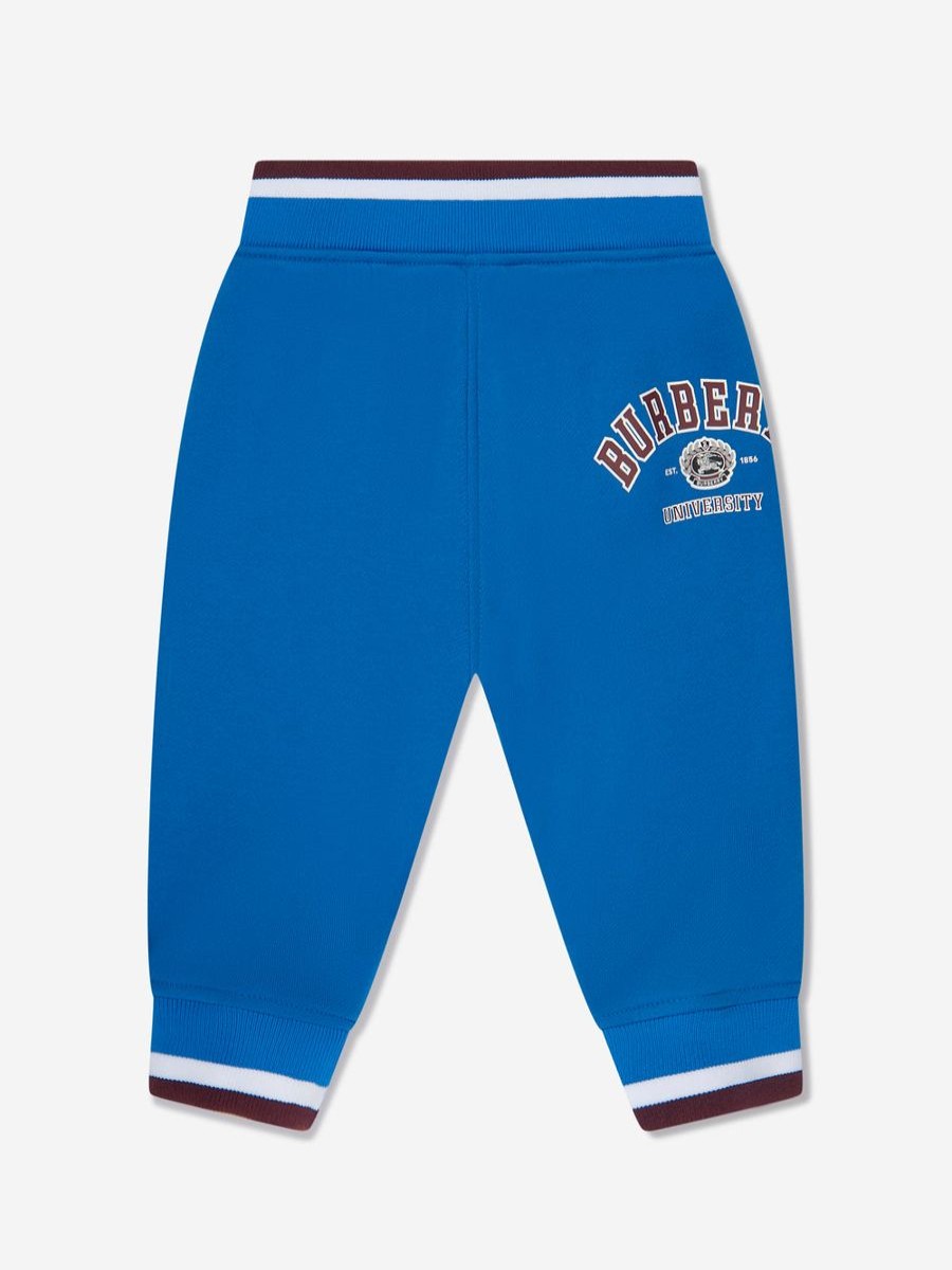 Baby Burberry Kids Sweatpants | Baby Boys Sidney College Joggers In Blue