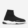 Girls Balenciaga Kids Sneakers | Balenciaga Kids - Unisex Logo Speed Trainers | Childsplay Clothing