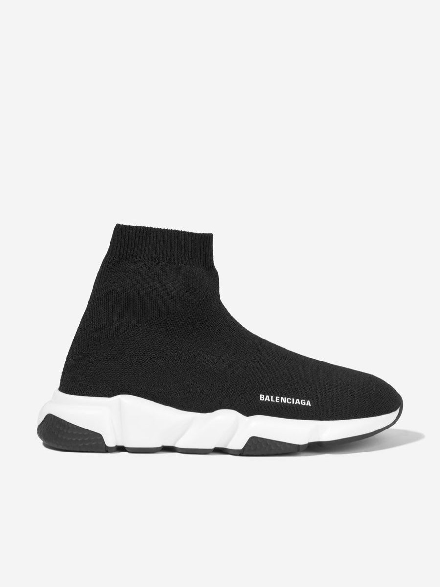 Girls Balenciaga Kids Sneakers | Balenciaga Kids - Unisex Logo Speed Trainers | Childsplay Clothing