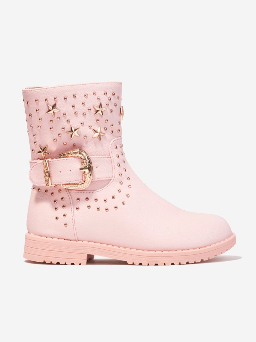 Girls Angels Face Boots | Girls Debbie Boots In Pink