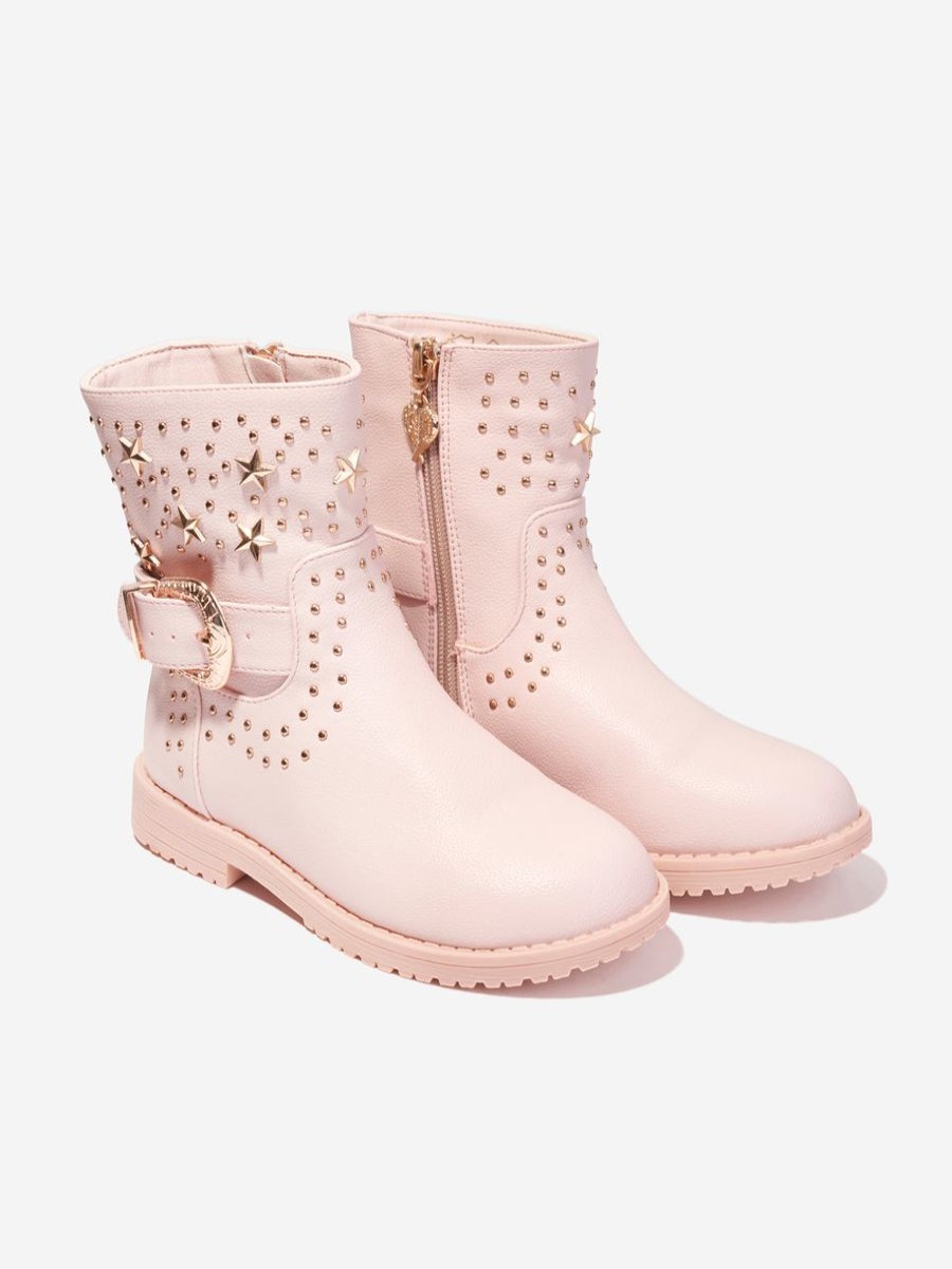 Girls Angels Face Boots | Girls Debbie Boots In Pink