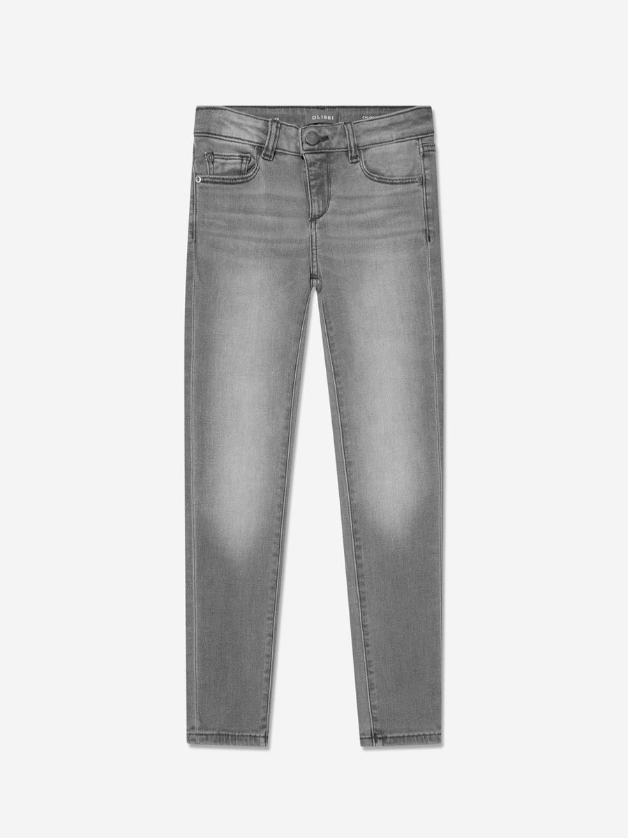 Girls DL1961 Jeans | Girls Chloe Skinny Fit Jeans In Grey