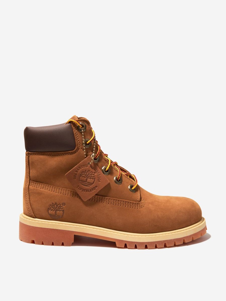 Teen Timberland Footwear | Kids Nubuck 6 Inch Premium Boots