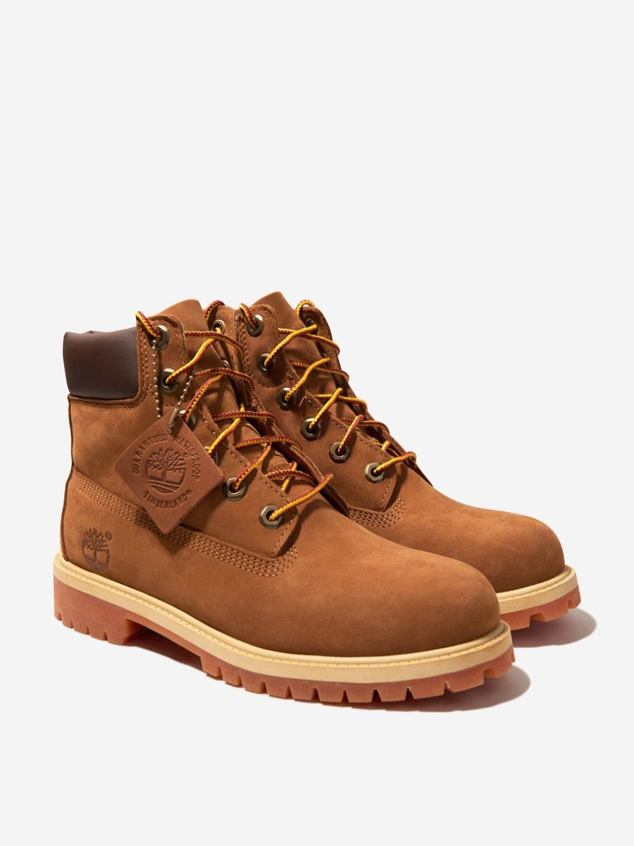 Teen Timberland Footwear | Kids Nubuck 6 Inch Premium Boots