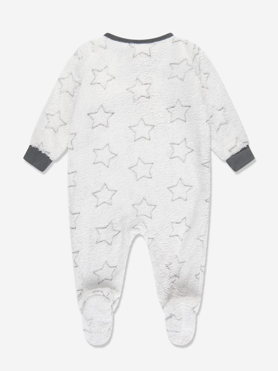 Baby DKNY Babygrows & Rompers | Baby Boys Fleece Onesie In Grey